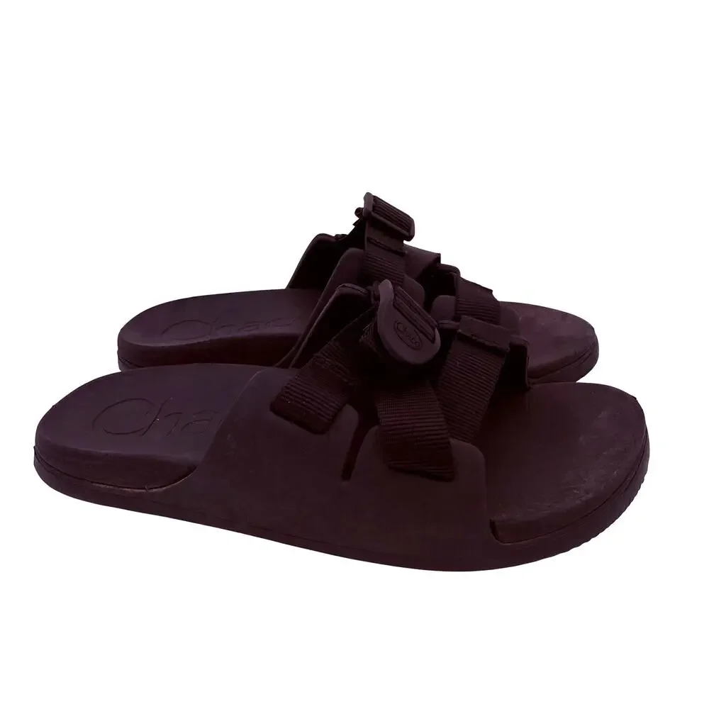 Chaco Kids Youth Chillos Black Slides Sandals Size 4